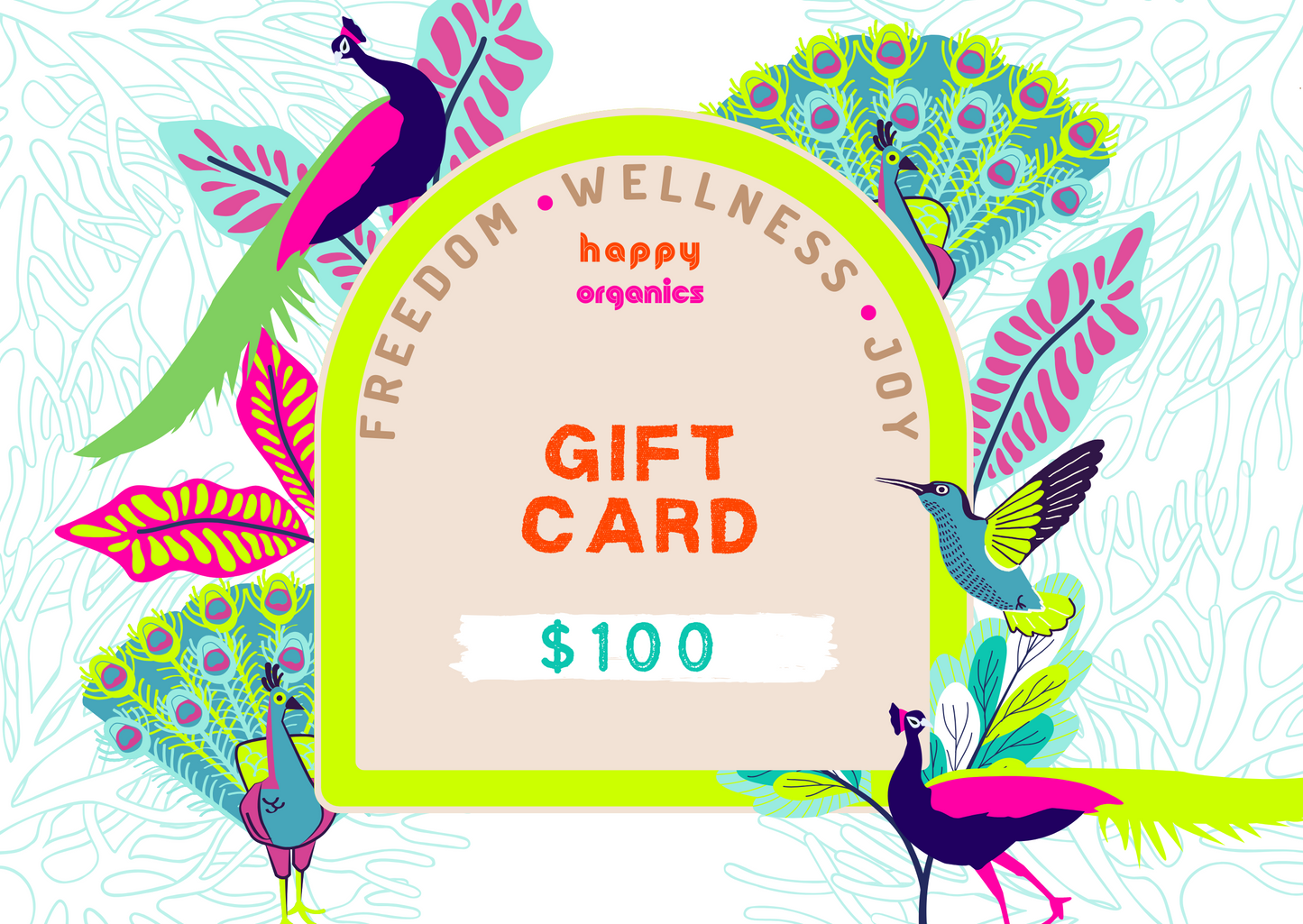 HAPPY ORGANICS Giftcard