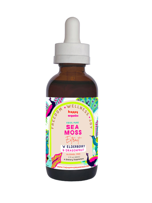 Sea Moss Extract with Elderberry & Dragon Fruit 2oz