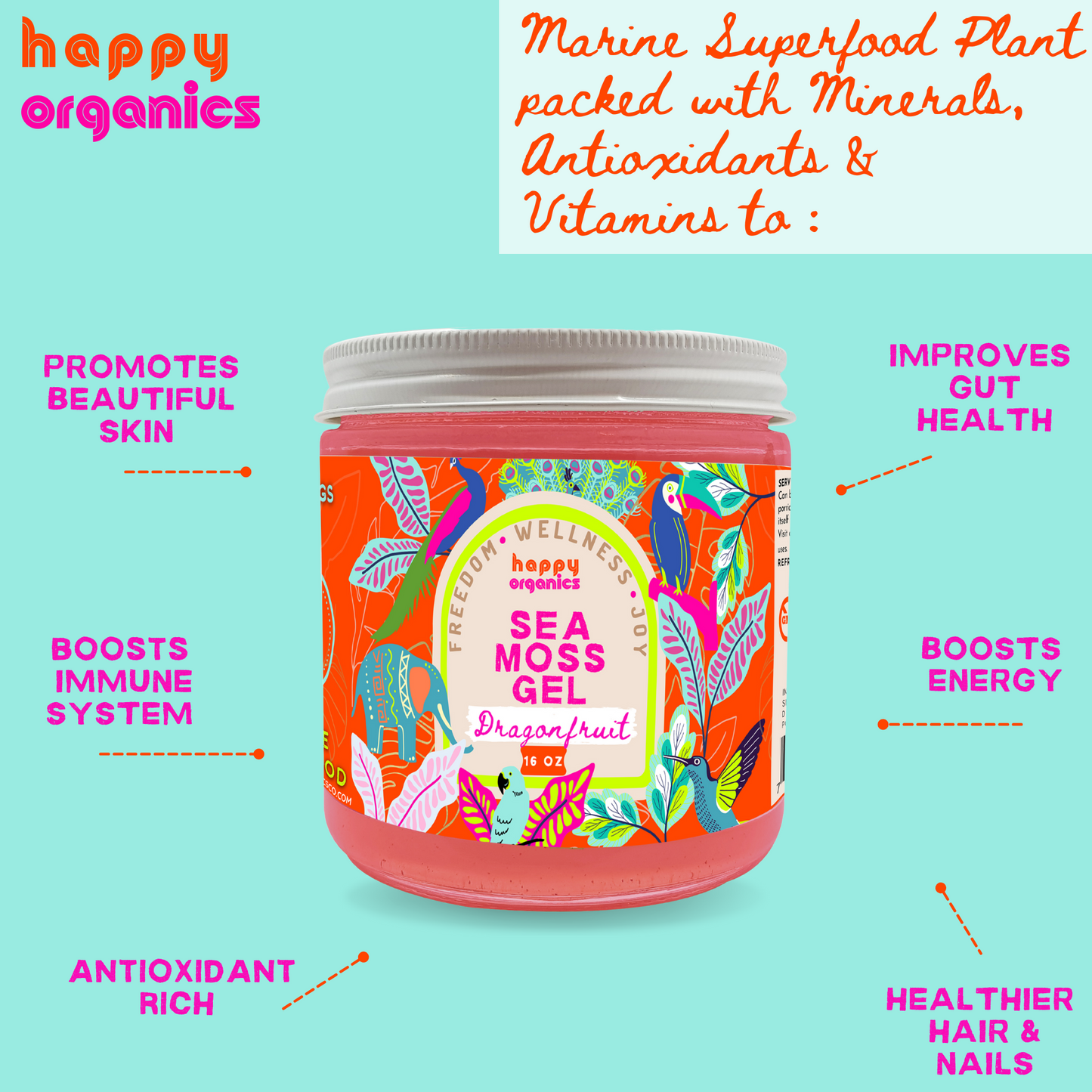 Dragonfruit Sea Moss Gel